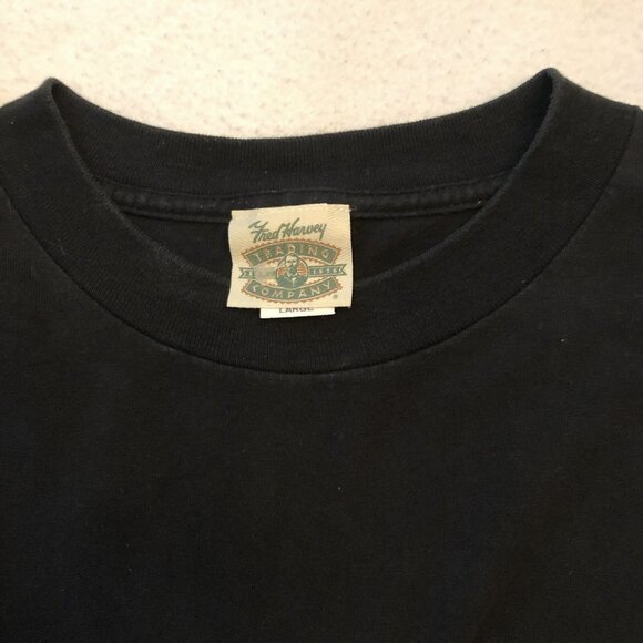 Fred Harvey TShirt Men Size L Petrified Forest Patterned 2 Sided Ethnic Ancient - Picture 7 of 9